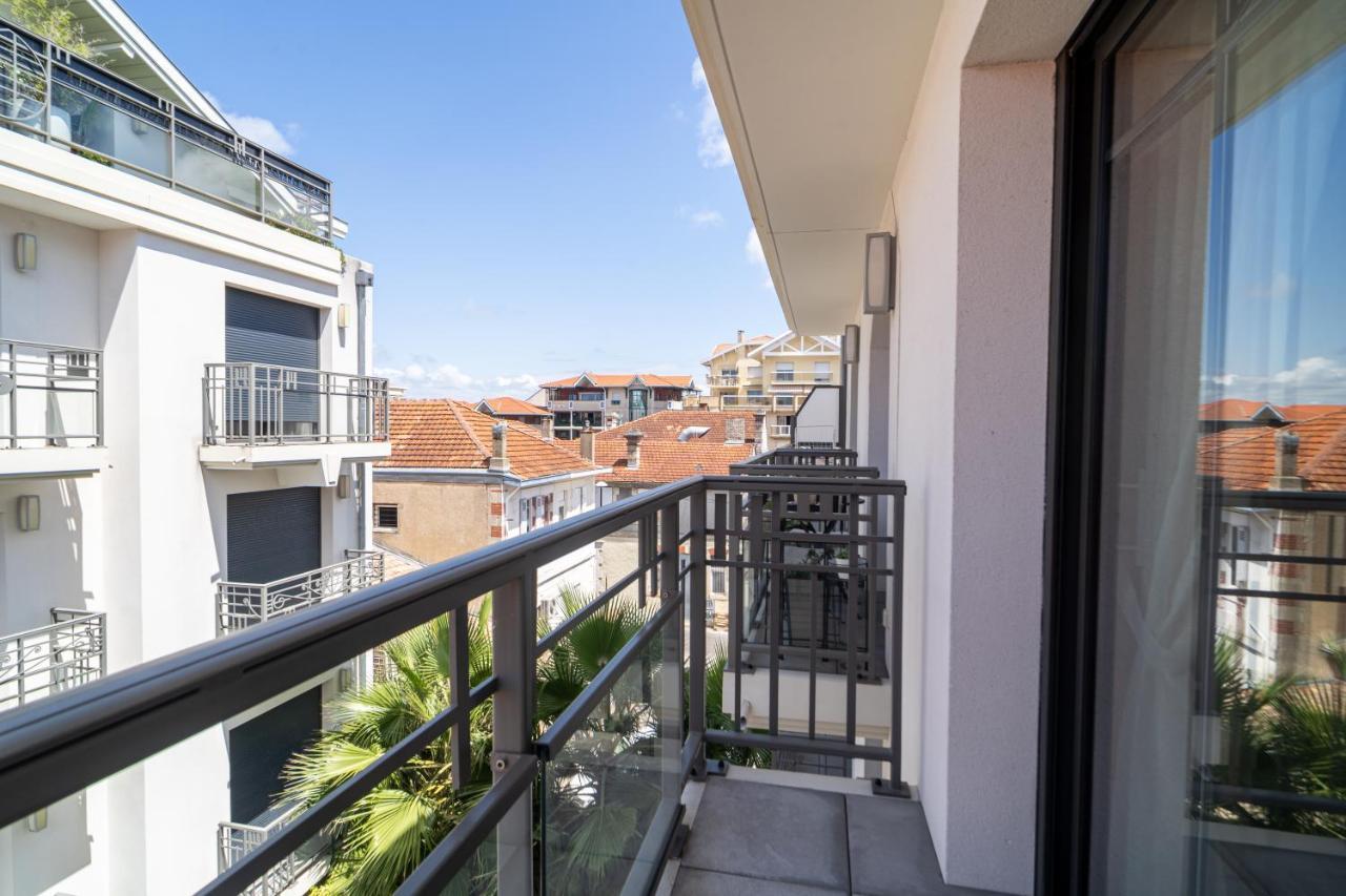 L'Andalou - Bel Appartement Standing Avec Terrasses En Plein Coeur Darcachon Kültér fotó